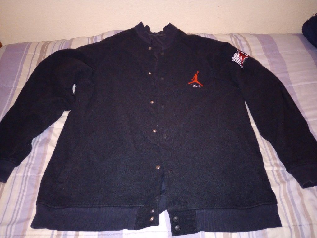 Authentic Nike Jordan 1985 Air Jordan Letterman Jacket