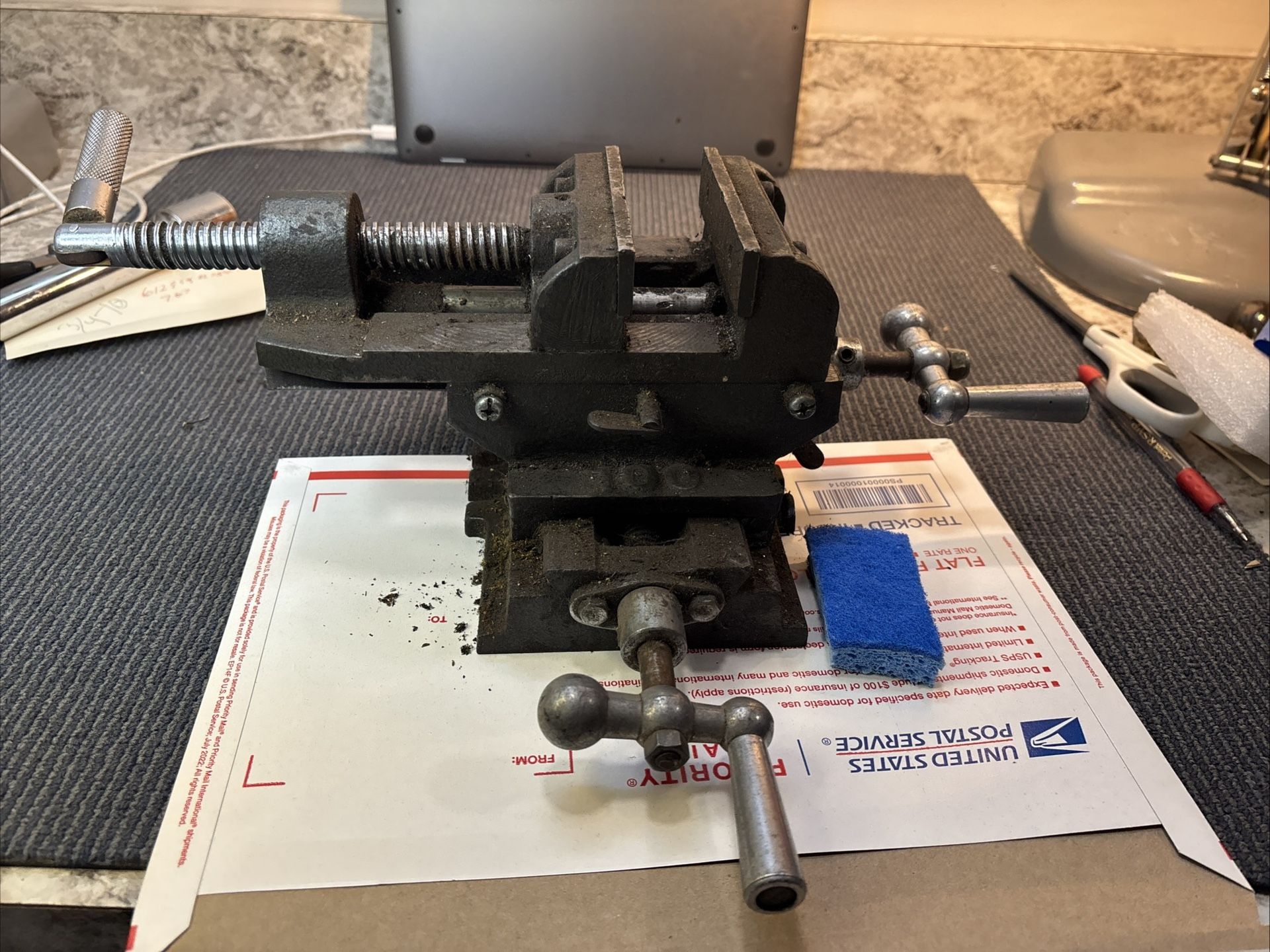 Drill Press Cross Side Vice
