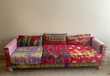 Fun boho couch MUST GO