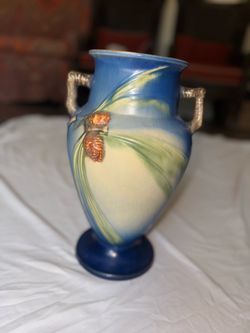 Roseville "Pine Cone" shape 713-14 vase
