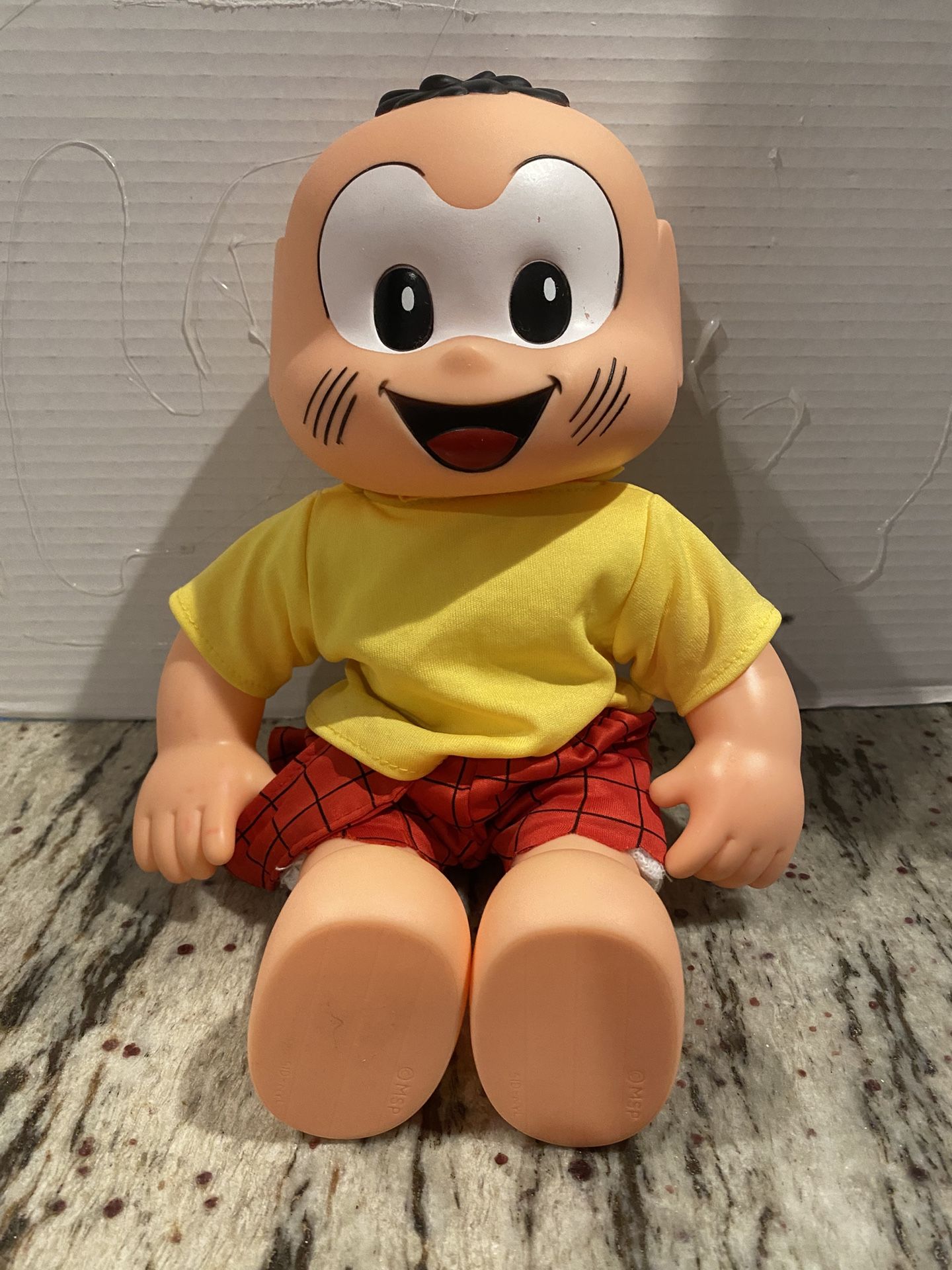 Novabrink/Baby Brink Boneco Cascão Clássicos Turma da Mônica 14” Vinyl Plush