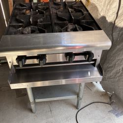American Range 4 Burner Commercial Gas Stove 