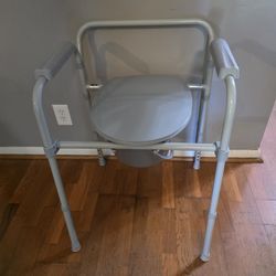 Steel bedside Commode