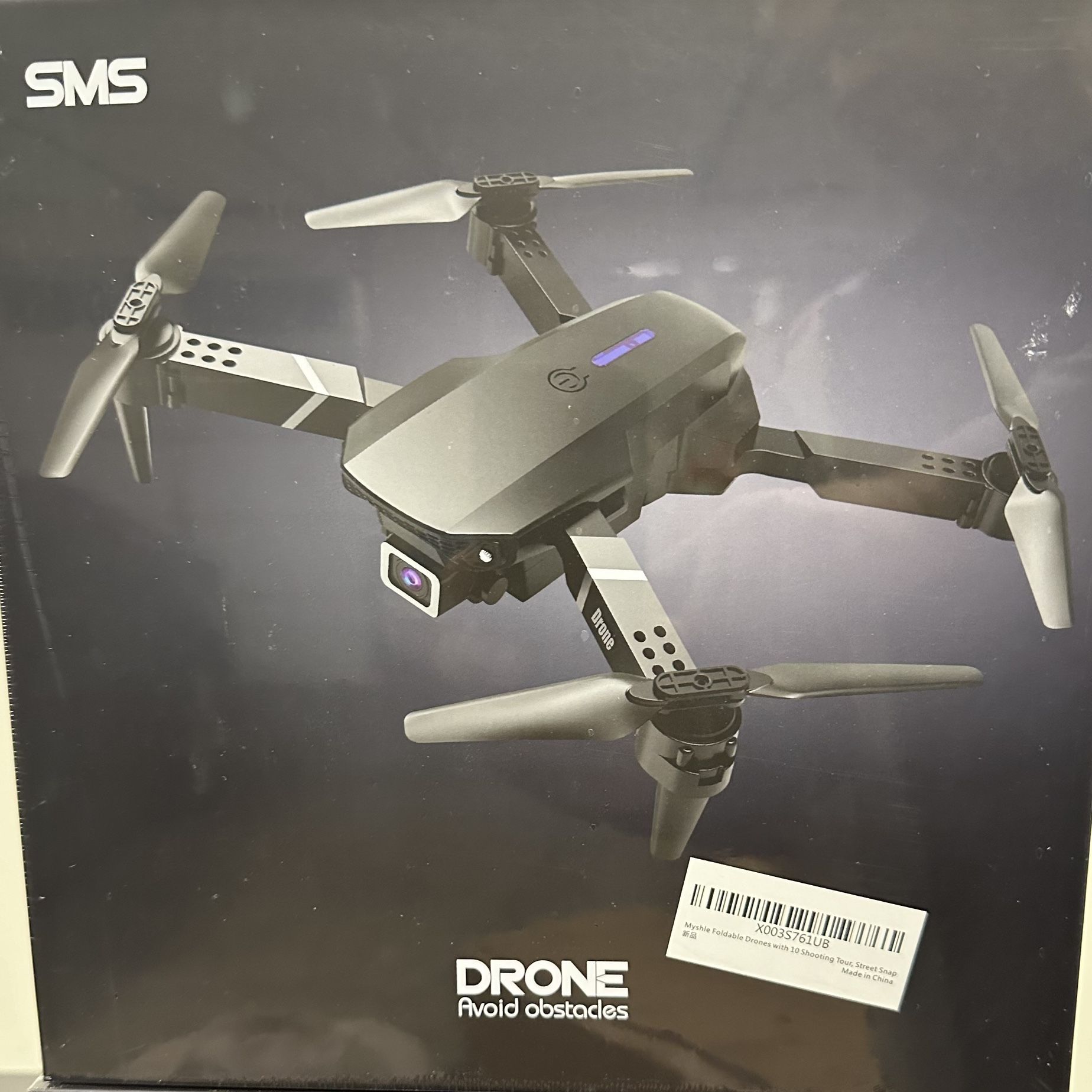 SMS Drone with 4K HD Camera Black