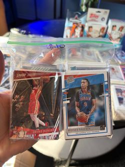 NBA Basketball Rookie Cards Lot in Bag