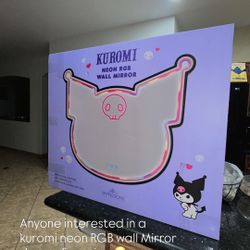 Kuromi Neon  Wall Mirror  