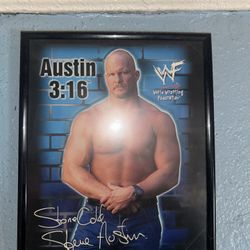 Stone Cold Signed Picture