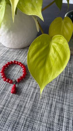 fancy bracelet red