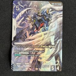 Gundam TCG Wing Gundam Zero EW LR+ 