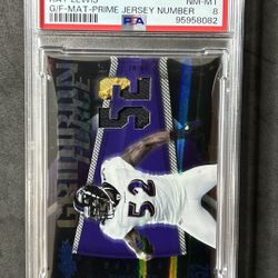 2010 Panini Absolute Mem Gridiron Force Ray Lewis Prime Jersey Patch /50 Ravens