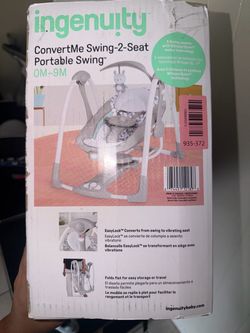 Ingenuity ConvertMe Swing-2-Seat Portable Swing