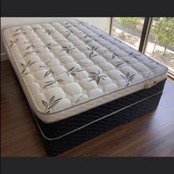 BRAND NEW PILLOW TOP MATTRESSES ✅ COLCHONES NUEVOS PILLOW TOP 💯‼️ QUEEN SIZE $150 ❌ $210 With Box Spring FULL SIZE $140❌ $200 With Box Spring💥
