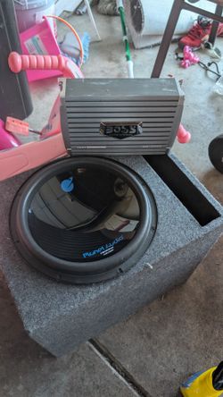 Subwoofer and amps