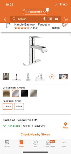 Moen Faucet Chrome