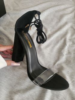 Black Fashion Nova Heels Brand New