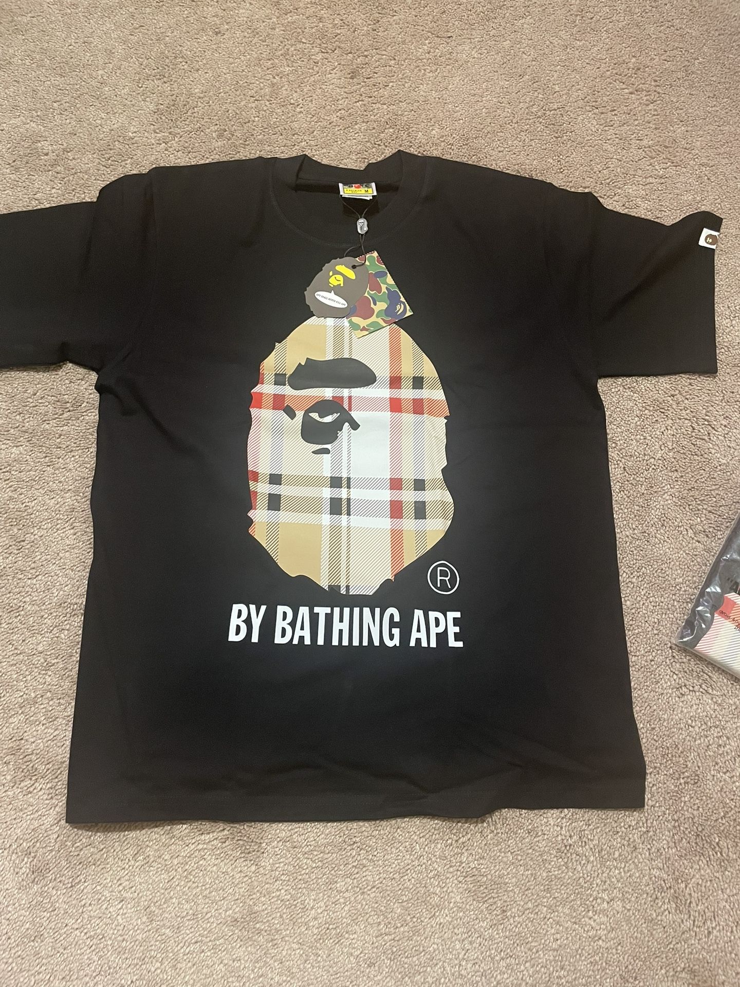 Bape Burberry Tee Medium