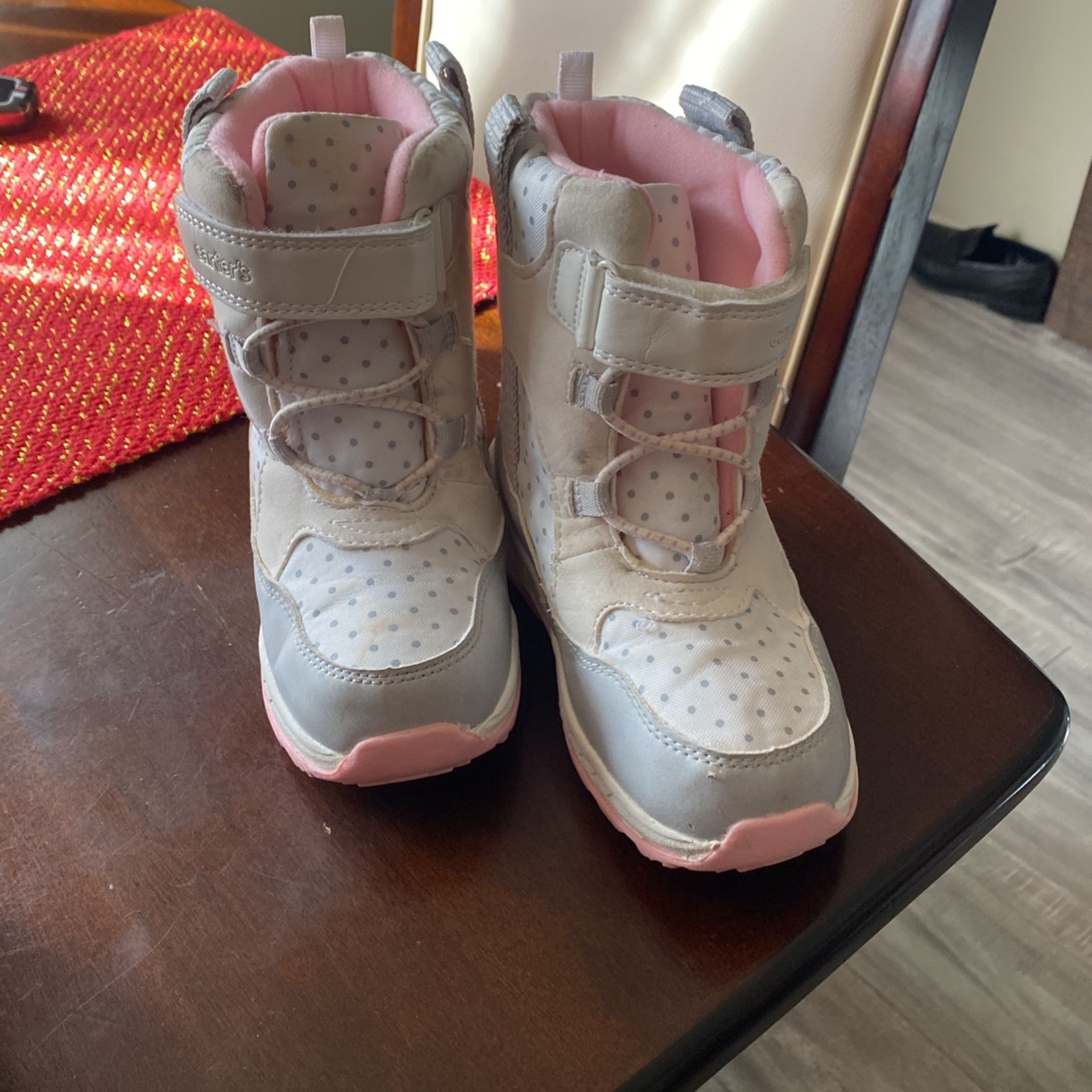 Girl Snow Boots Size 12 Toddler