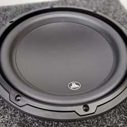 JL audio 10" W3 v3 in Ported box with Grill- $300