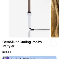 CeraSilk 1" Curling Iron by InStyler