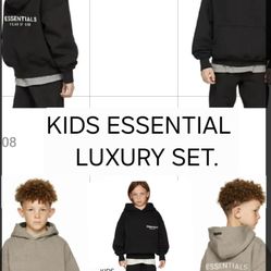 KIDS ESSENTIAL SET 2 DIFFERENT COLORS AVAILABLE IN ALL SIZES 