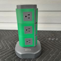 JACKYLED Power Strip Wireless Charger Surge Protector Tower 