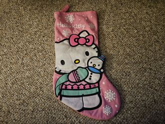 Sanrio 2014 Hello Kitty Pink Christmas Stocking