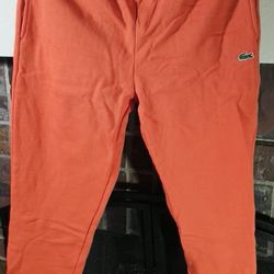 Lacoste Men’s Jogger Pants – Tapered Fit – Size M