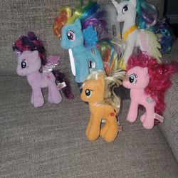5 My Little Pony Plushies