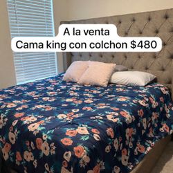 King Bed With Mattress 