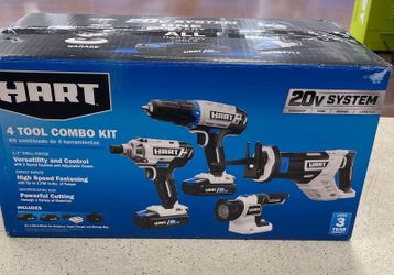 Hart 20v 4 tools combo kit