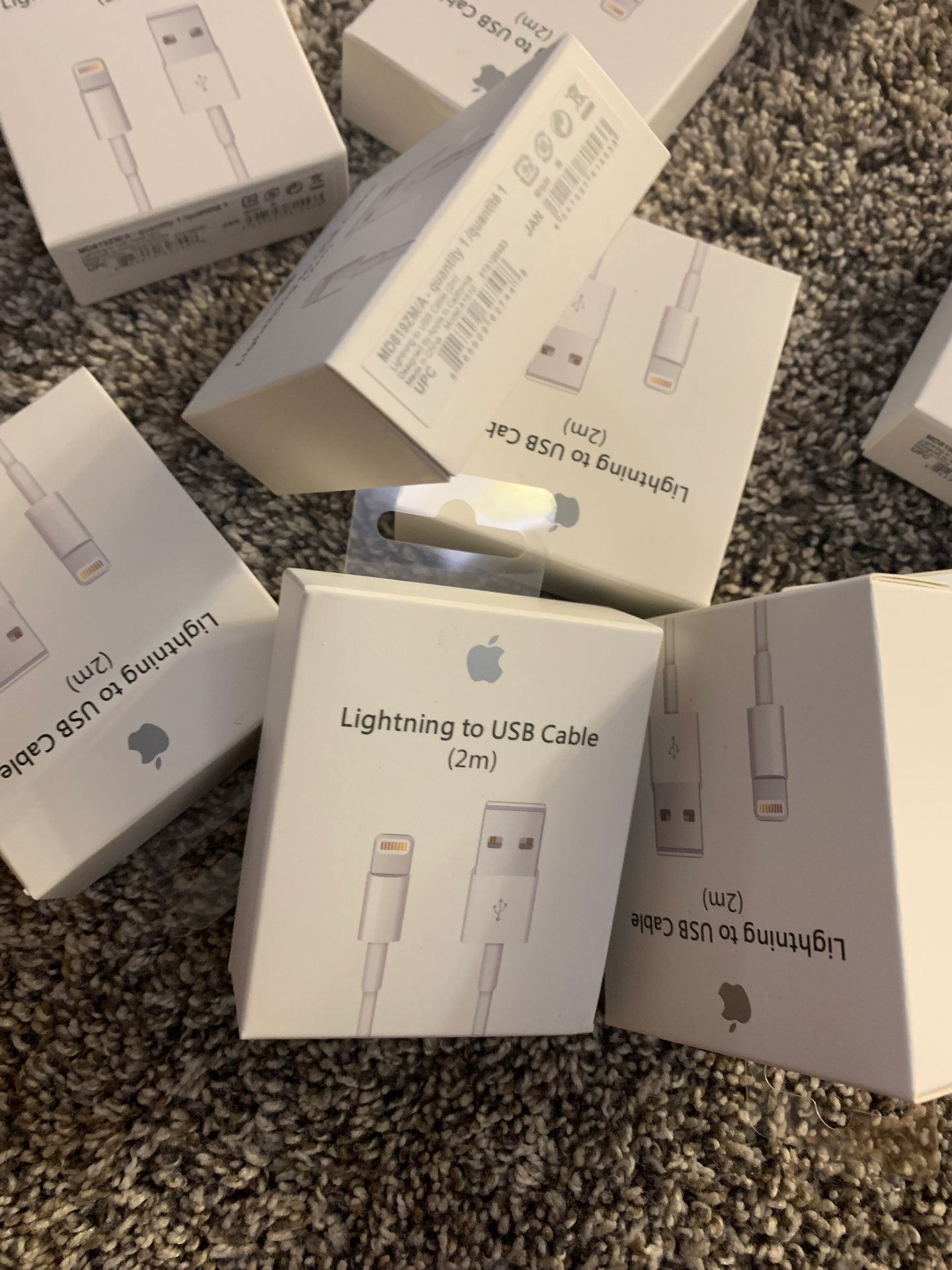 2 meters apple lighting charger . Great gift