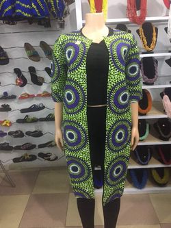 Women's African print jacket - size 8 to 10