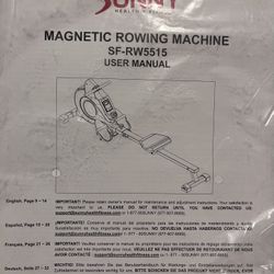 Sunny Magnetic Rowing Machine