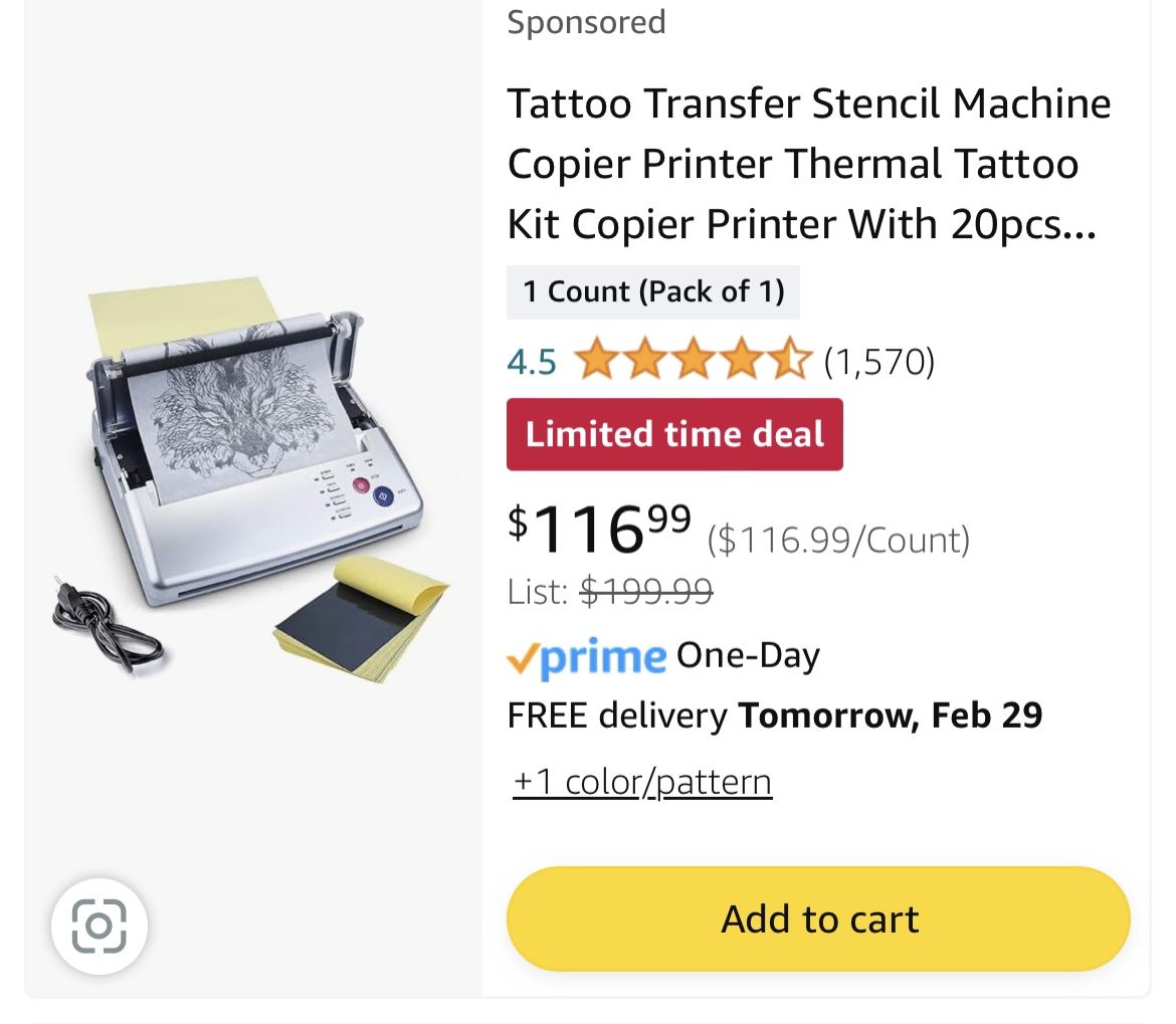 Tattoo stencil