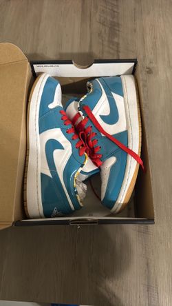 Jordan 1 Low Cyber Teal/White