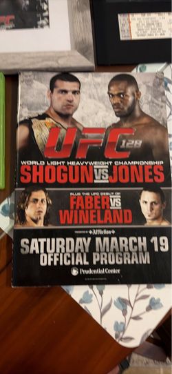 UFC 128 Shogun vs Jones Official Program