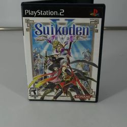 Sony Playstation 2 PS2 Suikoden V Role Playing Video Game Konami 2006 Tested RPG