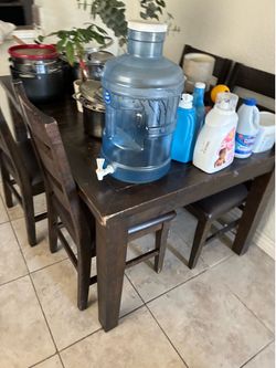 Black kitchen table