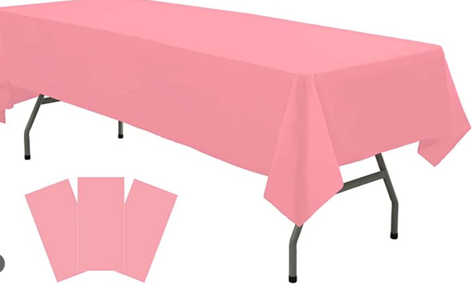 PARTY PACK!! 2 Pink Disposable Plastic Table Covers Balloon And Party Bags!! Pretty Foil HAPPY BIRTHDAY balloon!!