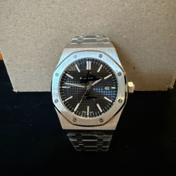 Luxury Silver Watch Automatic 