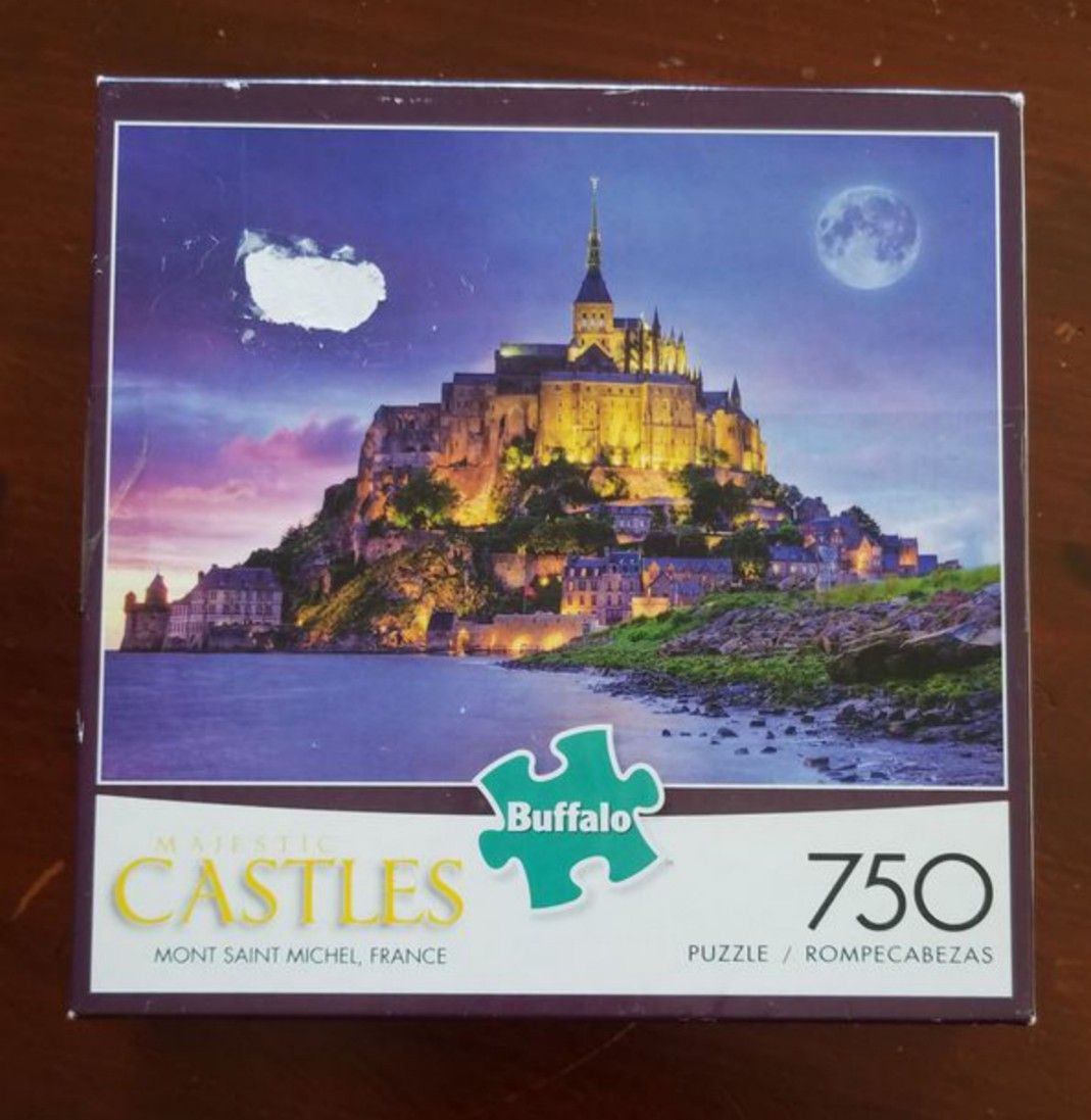 Buffalo Games Castle Puzzle Mont St Michel France 750 pieces