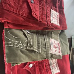 True Religion Jeans And Varsity Jacket 