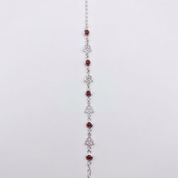 Sterling Silver Bracelet Red Rock For $33 Bucks 