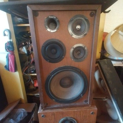 Pair Of 10" 3-way Speakers Marantz Woofers, Pioneer Mids, Bose 501 Tweeters, Upgraded Crossover