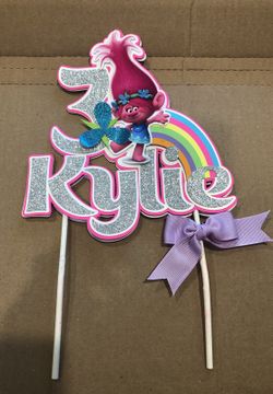 Trolls Cake topper (selling as is)