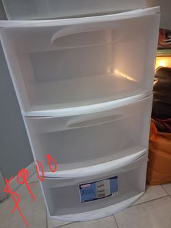 3 DRAWERS STORAGE BIN