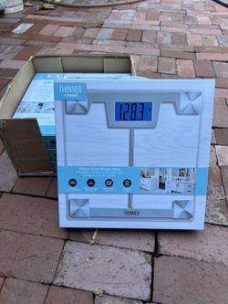 Thinner by Conair Digital Glass Weight Scale 400 lb Capacity - New In Box