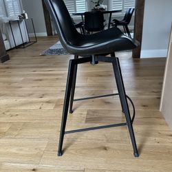 Arhaus swivel stools-Counter height