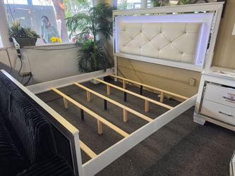 Brand new Eastern King or CA King LED bedframe