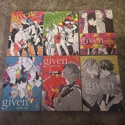 Given Manga Vol. 1-6